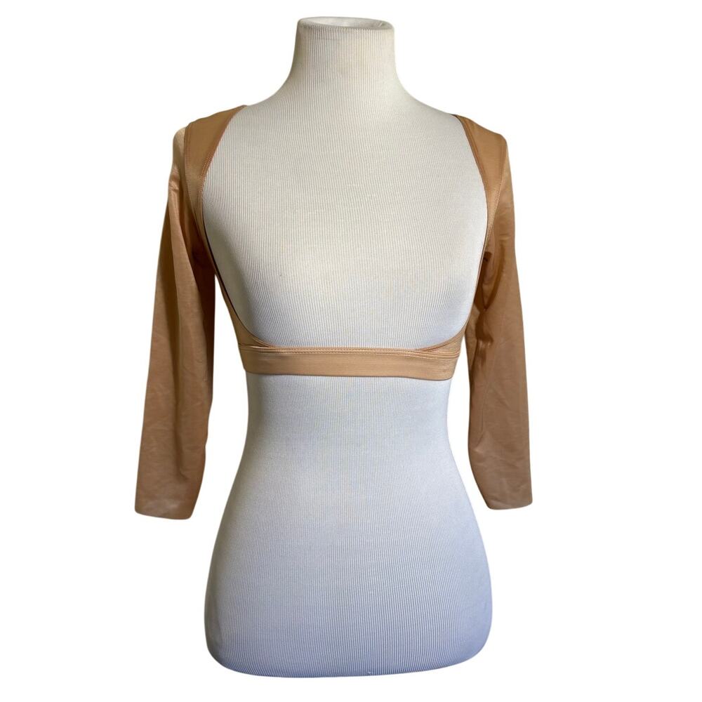 NWT SKIMS Barely There Shapewear Arm Shaper Clay Beige Tan Size S